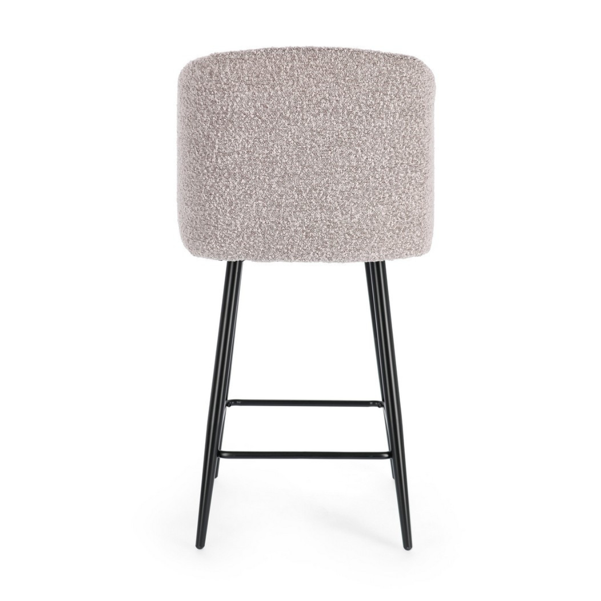 BT PRINCESS  Grey design Upholstered indoor bar stool